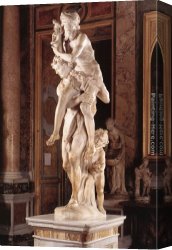 Lorenzo Costa Canvas Paintings - Aeneas, Anchises, and Ascanius [detail 1] by Gian Lorenzo Bernini